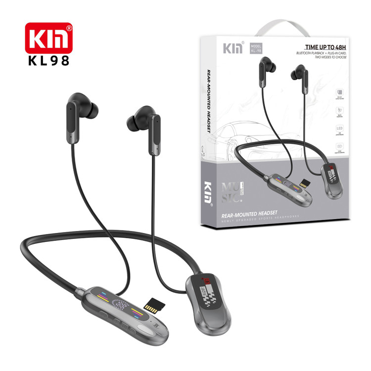 هندزفری گردنی بلوتوث KIN مدل KL-99 | Neckband Wireless با صدای قدرتمند و طراحی ارگونومیک