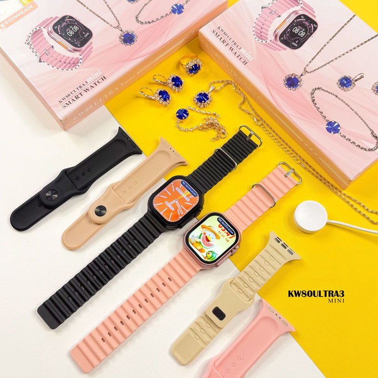 ساعت هوشمند Keqiwear مدل KW80 ultra 3 mini