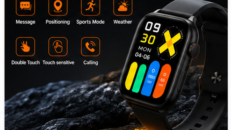 ساعت هوشمند Keqiwear مدل KW83 max