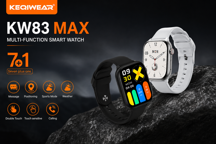 ساعت هوشمند Keqiwear مدل KW83 max
